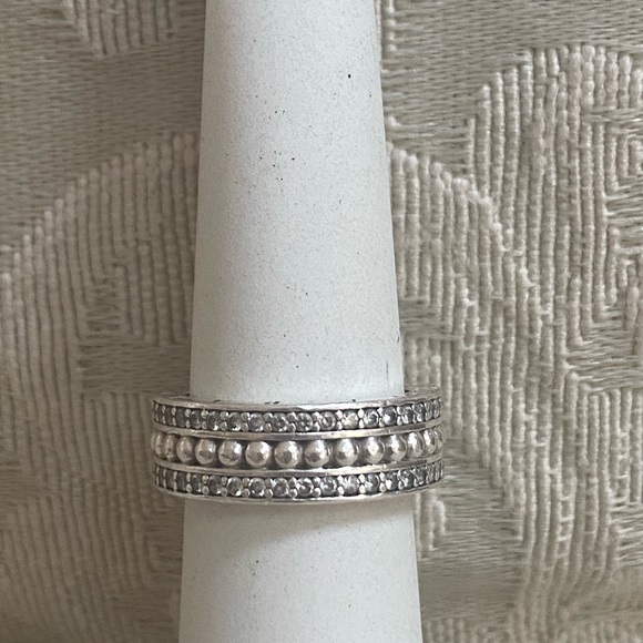 Pandora wide band Pandora Sterling Silver Band - Picture 7 of 7